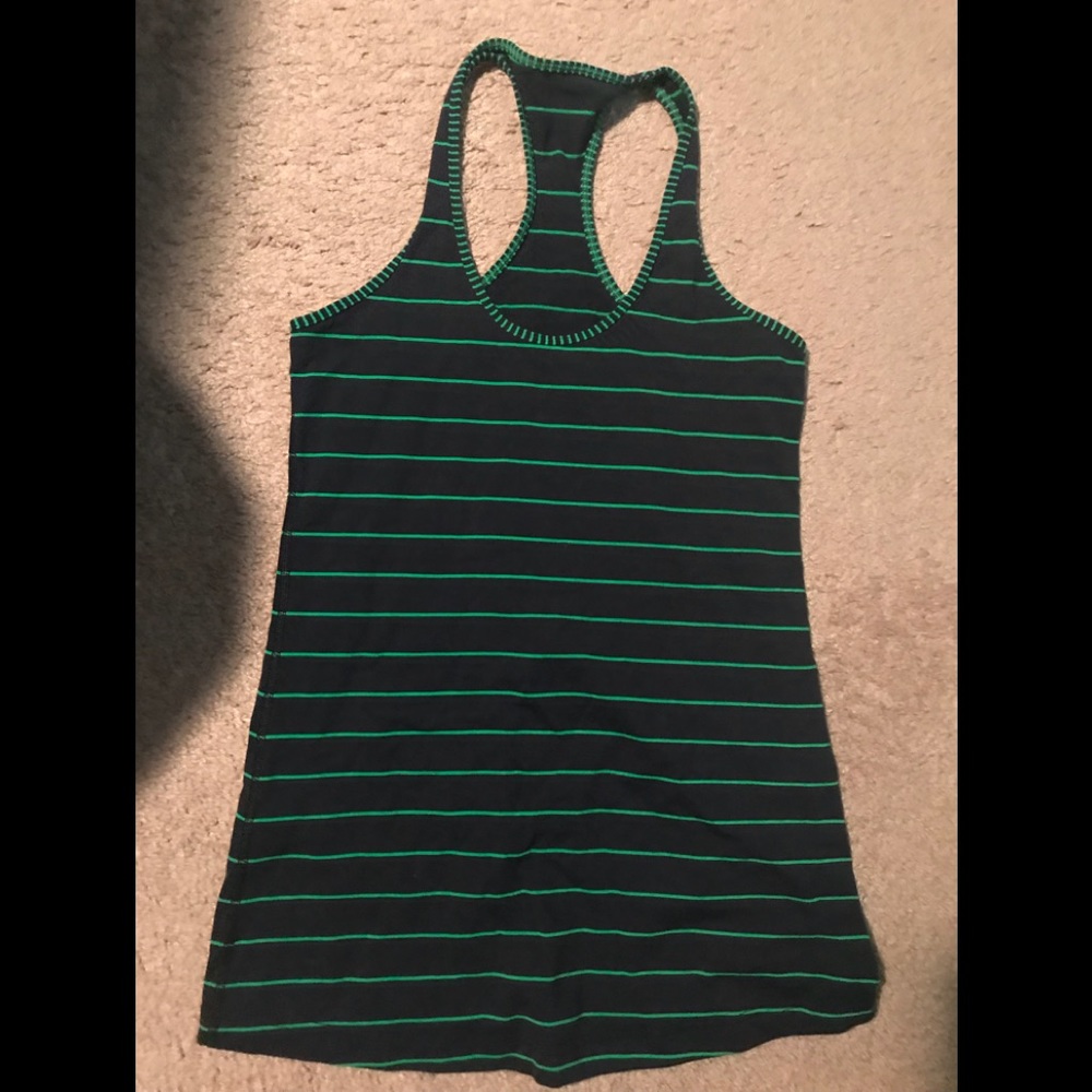 Lululemon Cool racerback tank / stripes